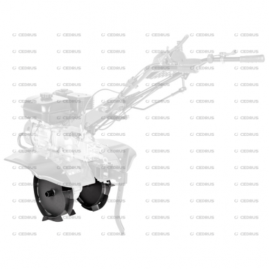 Geležiniai ratai su ašimis CEDRUS GL1000N-3/GL09 CEDRGL33